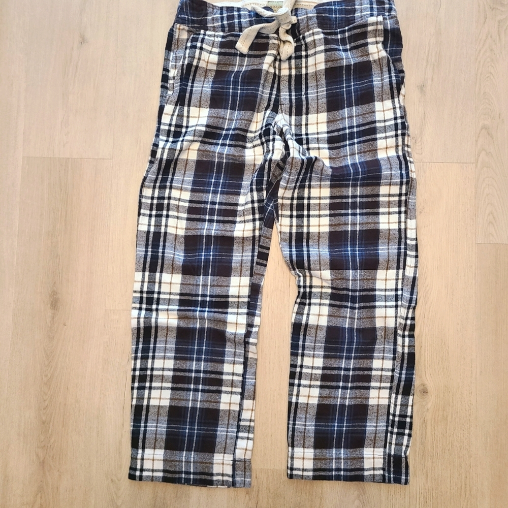 Men's Pajama Pants! Size M. Plaid. Heavy-weight warm soft comfy cotton material.